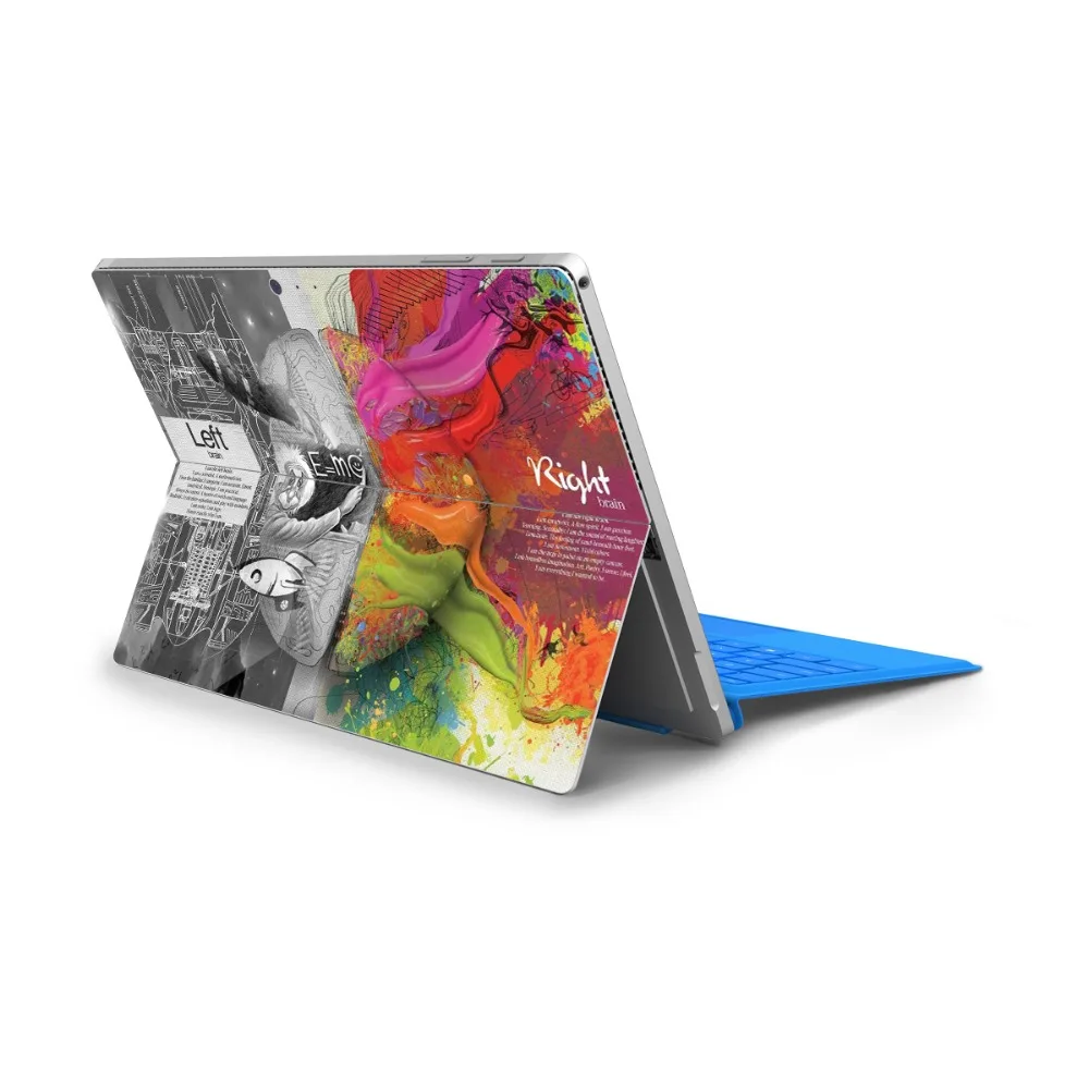 Adesivo In Vinile Cervello Sinistro E Destro Per Surface Pro 8/9 Pro X Decalcomania Per Laptop Per Surface Go 2 Pro 5/6 Pro 3 4 Pellicola Protettiva