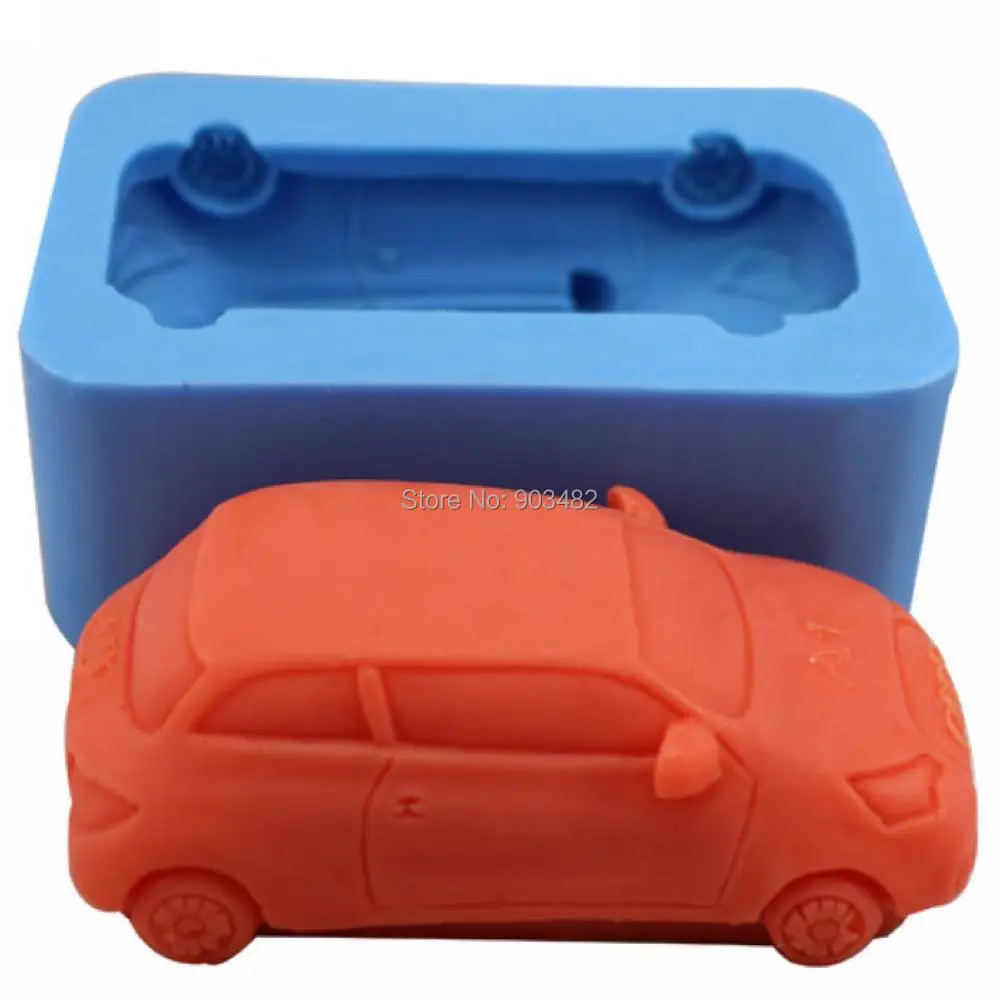 

Car Silicone Soap mold Handmade silicone 3d mould DIY Craft molds S177