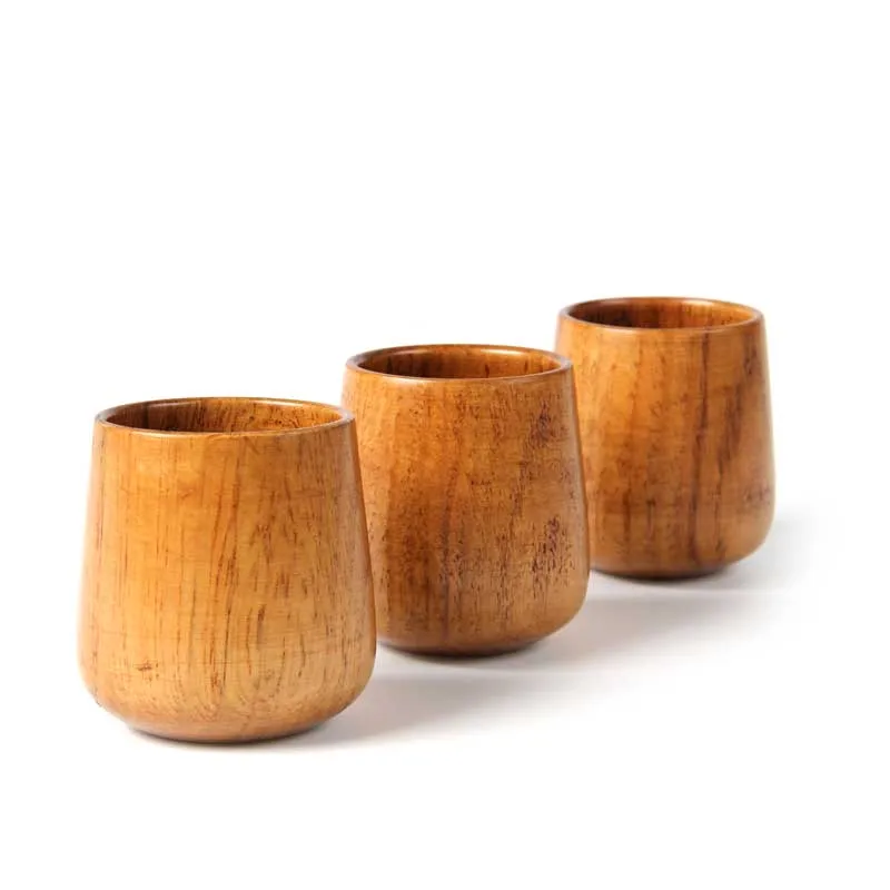 

1 pc New Jujube Wood Cup Primitive Handmade Natural Spruce High Quality Wooden Cup Mug Tea Cup Breakfast Beer Milk Drinkware