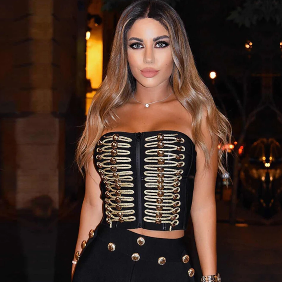 Seamyla-new-fashion-women-runway-two-pieces-sets-2