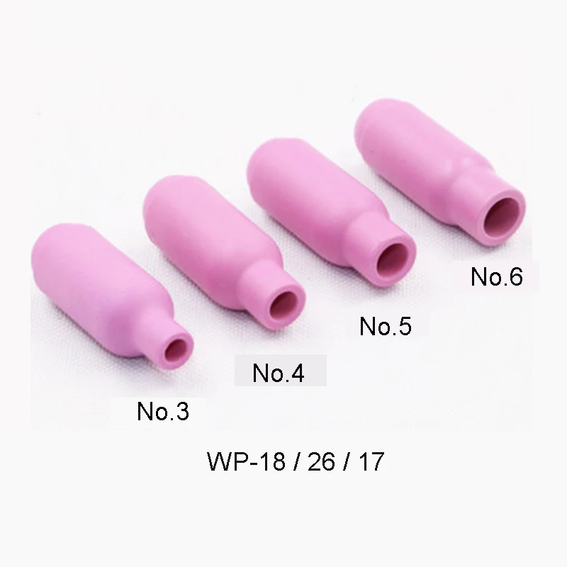 

Free Shipping 20Pices/Lot Argon Arc Welding Machine WP-18/26/17 Gun Porcelain Nozzles Porcel Protection Sleeve Tip Accessories