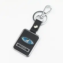 3D Мода металлический ключ для авто кольцо для Лада Нива Калина приора Granta Largus ВАЗ Самара эмблема брелок автомобиль аксессуары цепочки для ключей