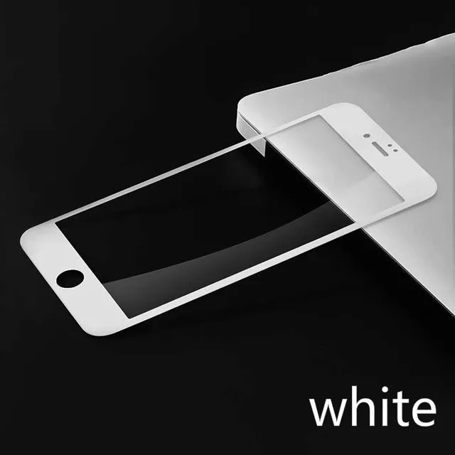 Полноэкранное Защитное стекло для iPhone 6 7 8 plus закаленное изогнутая жесткая пленка