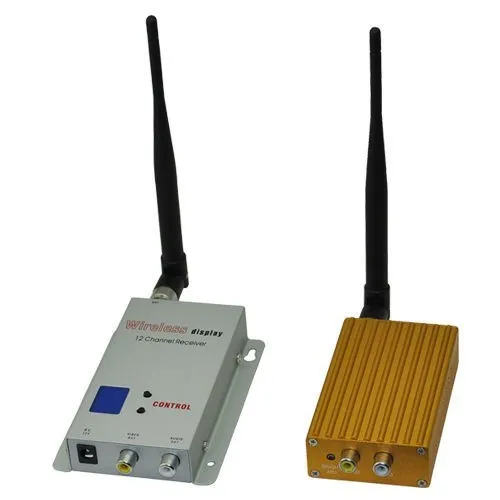 1.2G 1W wireless video transmitter and receiver for FPV and analog CCTV