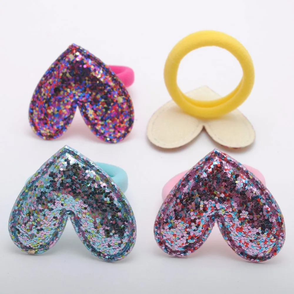 Buy 2 Pcs Girls Glitter Hair Accessories New Heart