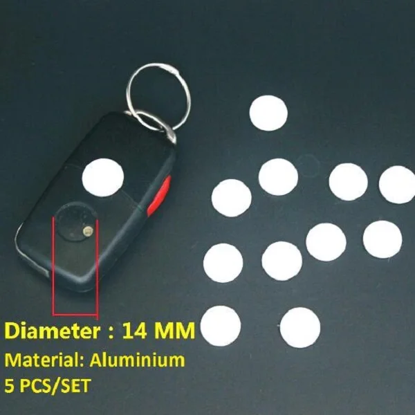 

14mm Remote Key Fob Emblem Sticker Key Shell Badge For SEAT Altea Alhambra Leon VW AUDI TOYOTA HONDA BENZ OPEL TOYOTA INFINITI