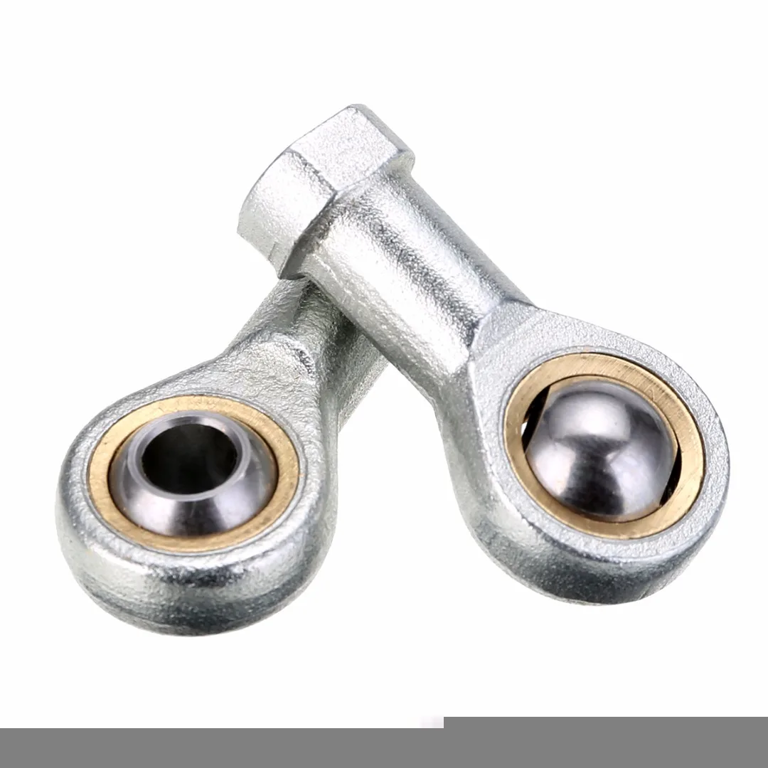 2pcs SI8T/K Internal Female Metric Thread Rod Fisheye End Ball Joint Bearing High Qulity Bearing Set M8x1.25mm