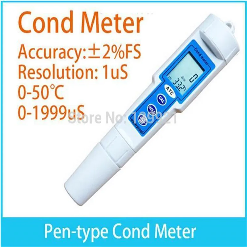 

0-1999 uS Digital Pocket Portable Conductivity Meter Pen Conductivity measurement and control instrument Freeshiping