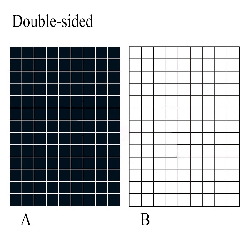 Двухсторонний решетчатый картон простой стиль ins фотографии реквизит карты Бумага для фото Фон фотографии студия аксессуары - Цвет: Black-White