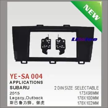 

2 DIN Car Refitting Frame Panel For Subaru Legacy Outback Radio Stereo CD DVD Player Navigation / ABS Fascia Kits