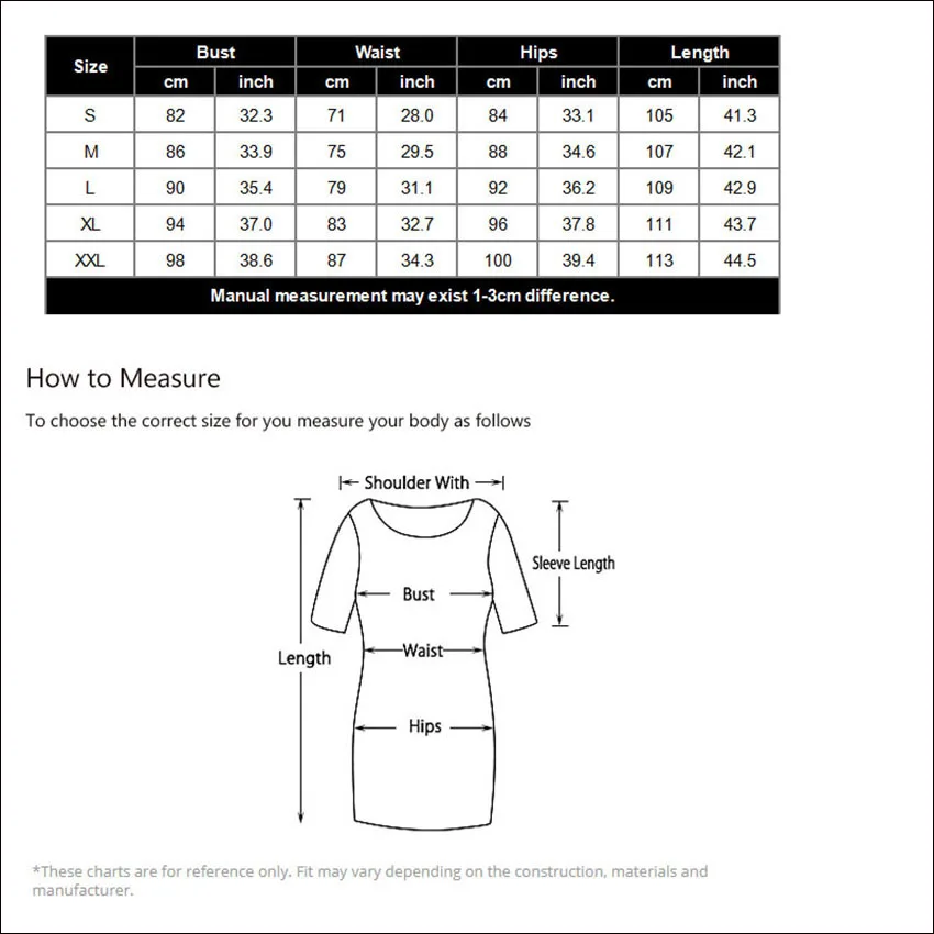 B013 size chart