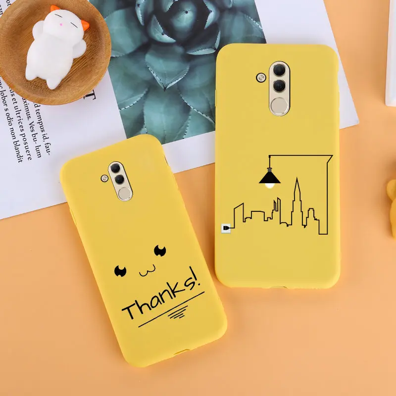 huawei mate 20 lite Case Silicon Funny Painting Soft TPU Back Cover for Protect Phone cases shell |