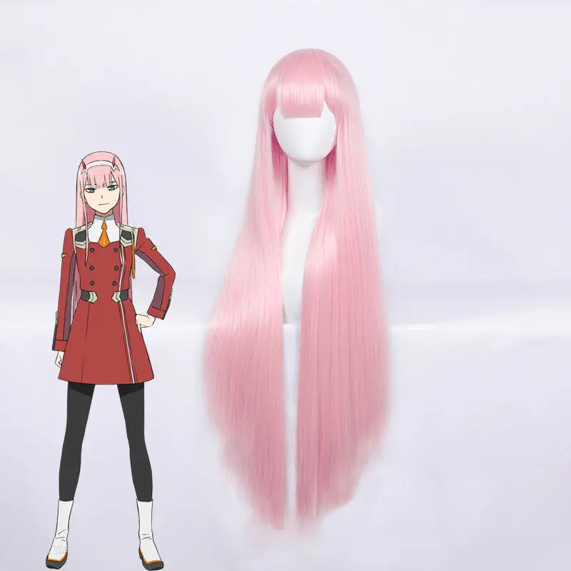 DARLING in the FRANXX ZERO TWO CODE 002 аксессуары к костюму для Косплей 100 см длинные прямые