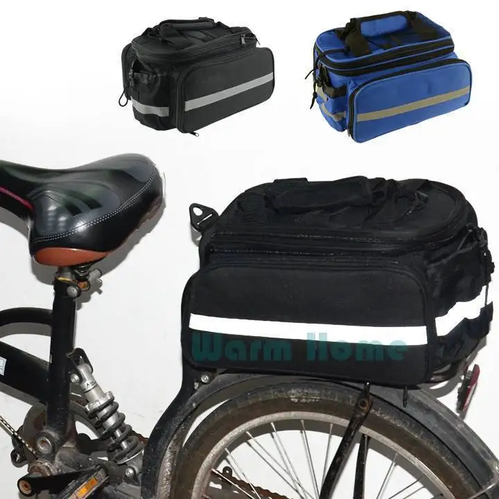 Hot Sale Free Shipping Bicycle Back Seat Basket Bike Rear Rack Panniers