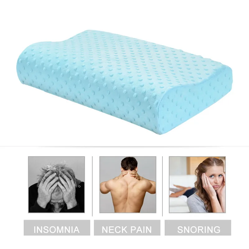 Urijk Ортопедическая подушка с эффектом памяти, подушка для путешествий, подушка для шеи, массажер для медленного отскока, шейный массажер, забота о здоровье, улучшенный мягкий сон