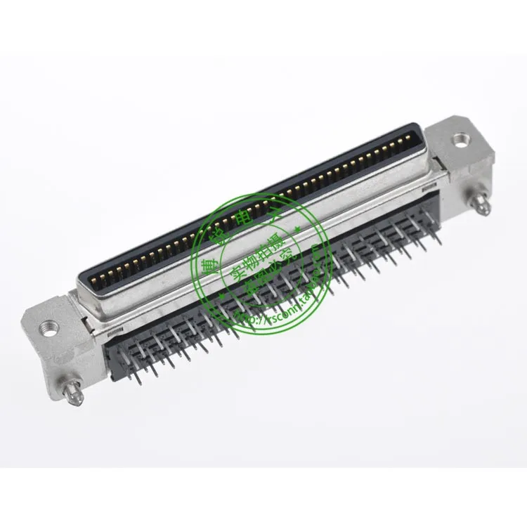 

AMP TE TYCO connector SCSI 80PIN 90 degree bend feet Groove Model: 1-5179717-0