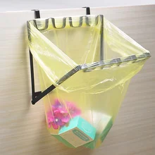 1 шт. задняя дверь шкафа мешок для мусора кронштейн крюк кухонный пластиковый мешок вешалка подвесная корзина для мусора стеллаж для мусора кухонные аксессуары