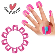 Gelfavor 26 шт./упак. дизайн ногтей Маникюр Французский наклейки Советы покрытие для пальцев Польский щит протектор пластиковый чехол салонный набор инструментов