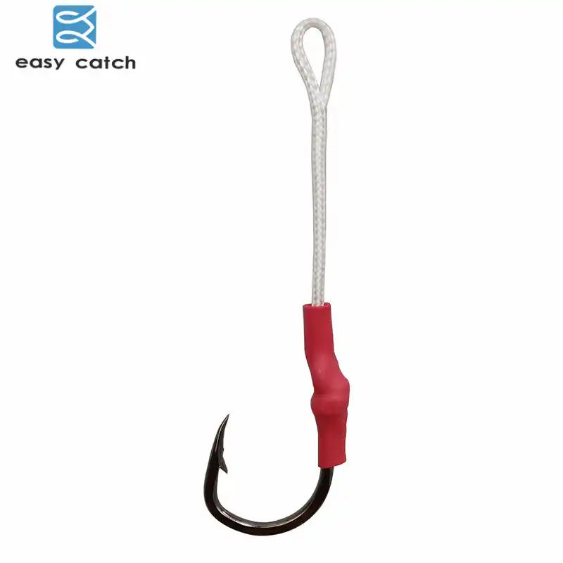 Easy Catch 100 шт. 10827 рыболовные крючки с приманкой леской из полиэтилена размер 1/0 2/0 3/0