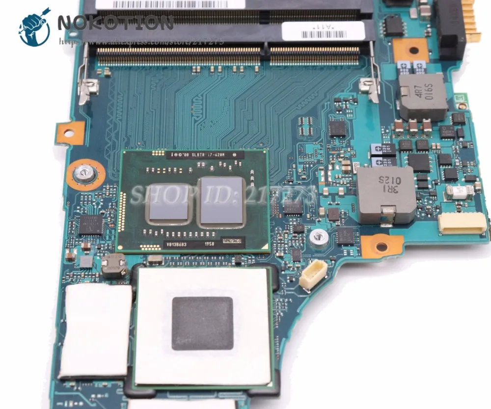  NOKOTION For Sony Vaio VPCZ1 VPCZ1390X Laptop Motherboard A1754727A A1789397A MBX-206 Main Board DD