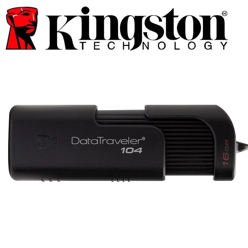 Kingston DataTraveler 104 16 ГБ 32 ГБ 64 ГБ USB флеш-накопитель USB 2,0 16 г 32 г 64 г USB флеш-накопители U диск