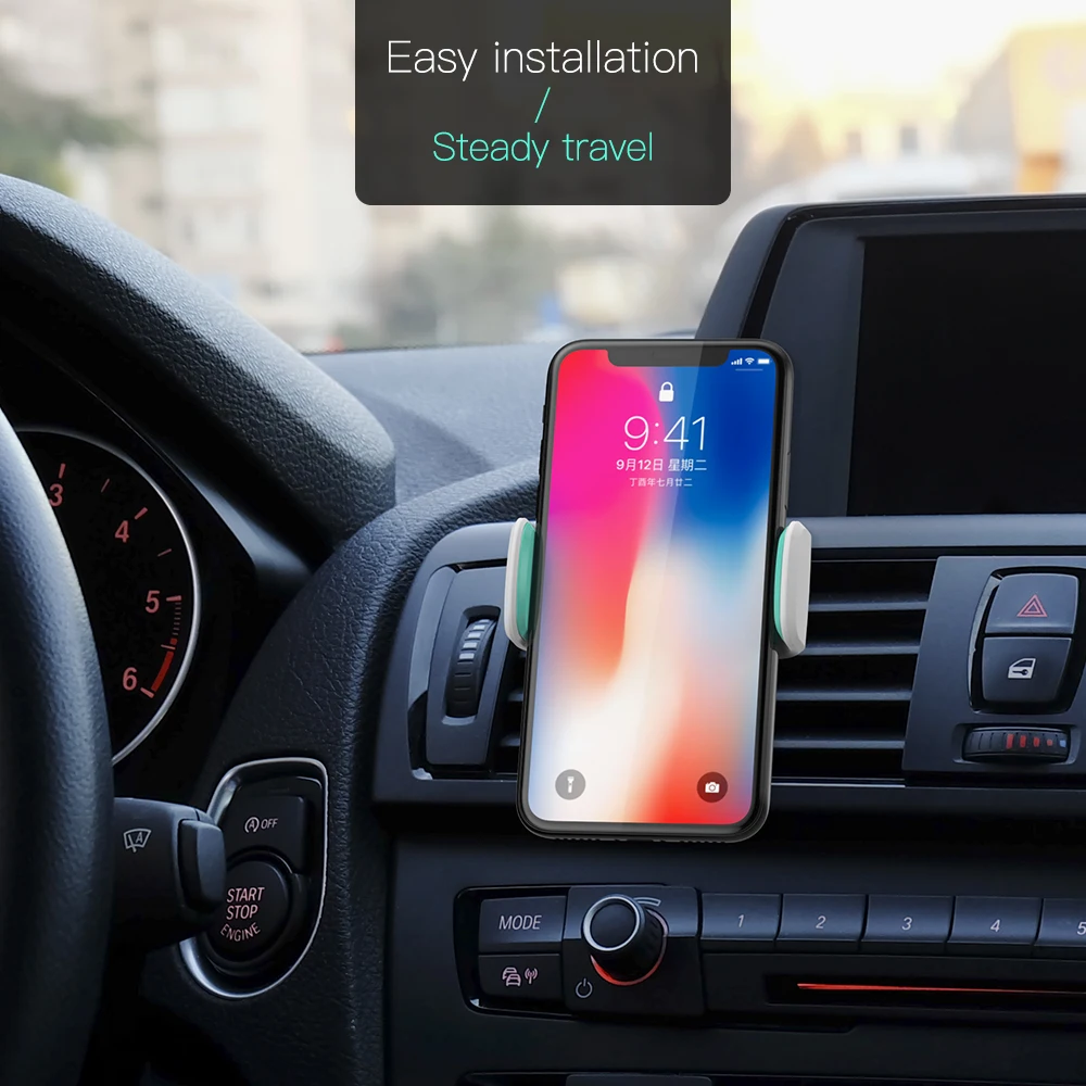 Автомобильный держатель для телефона KEYSION для iPhone XS X samsung S8, автомобильный держатель для телефона в автомобиле, подставка для мобильного телефона