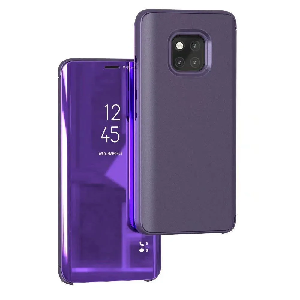 CARPRIE Mobile Phone Cases Mirror Plating Sleep Wake Flip
