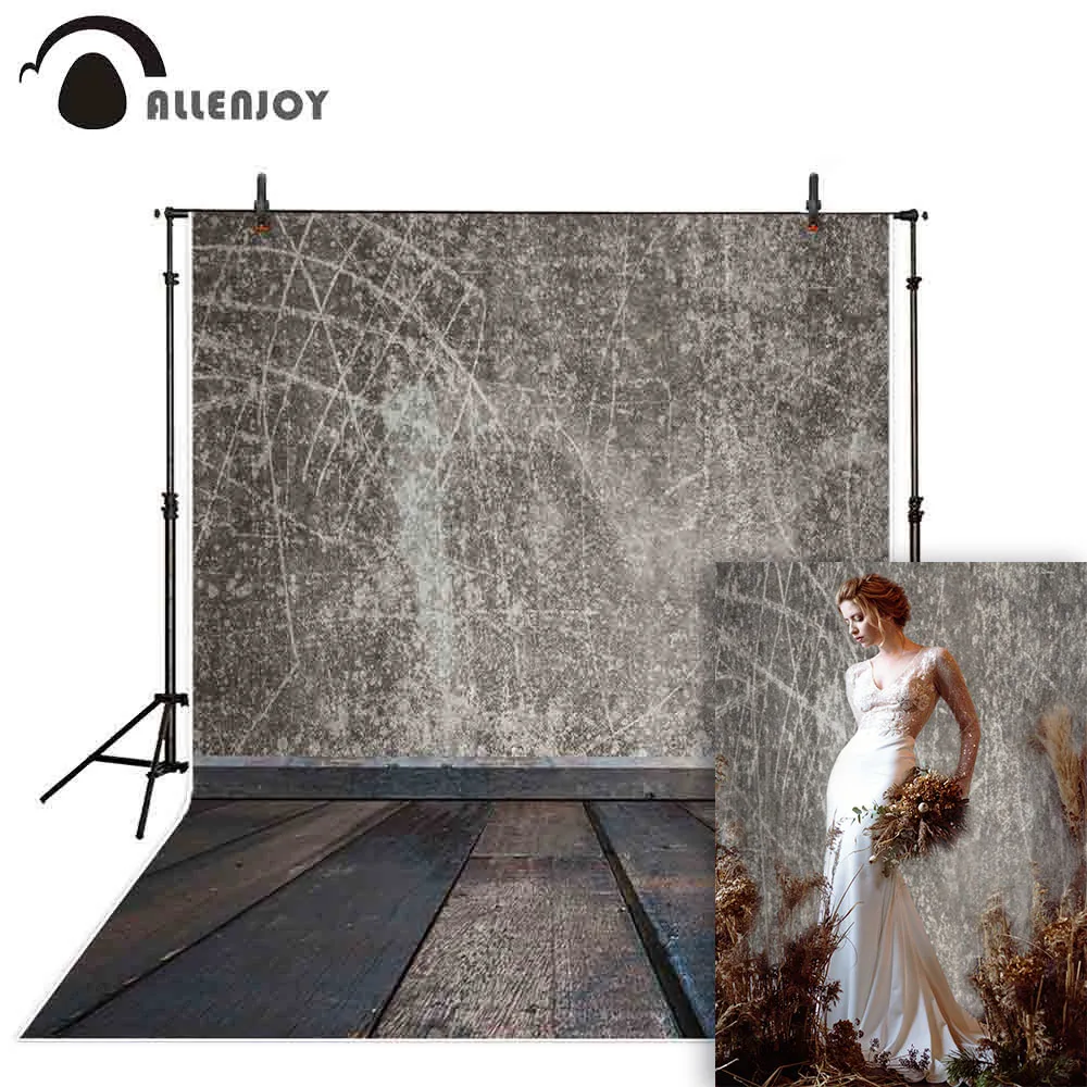 

Allenjoy photography backdrops for sale Mosaic wall wood kid vinyl high quality wall Professional photographic background studio