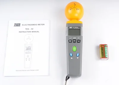 Изготовленный в Тайване TES-92 EMF метр трехосный регистратор данных детектор электромагнитного излучения TES92