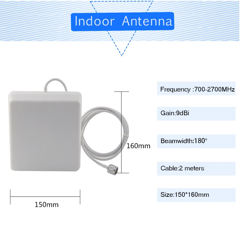 Walokcon 2G 3g 4G трехдиапазонный ретранслятор сотового сигнала GSM 900 DCS/LTE 1800 WCDMA/UMTS 2100 МГц усилитель мобильного сигнала Набор