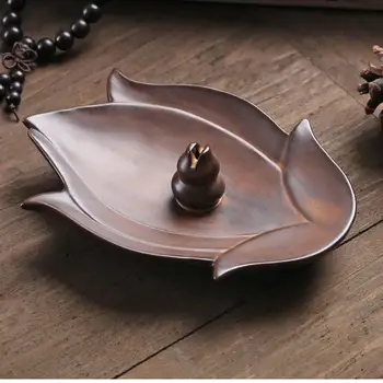 

Traditional Lotus Ceramic Stick Incense Burner Creative Joss Sticks Incense Holder Handmade Censer Aromatherapy Incense Holder