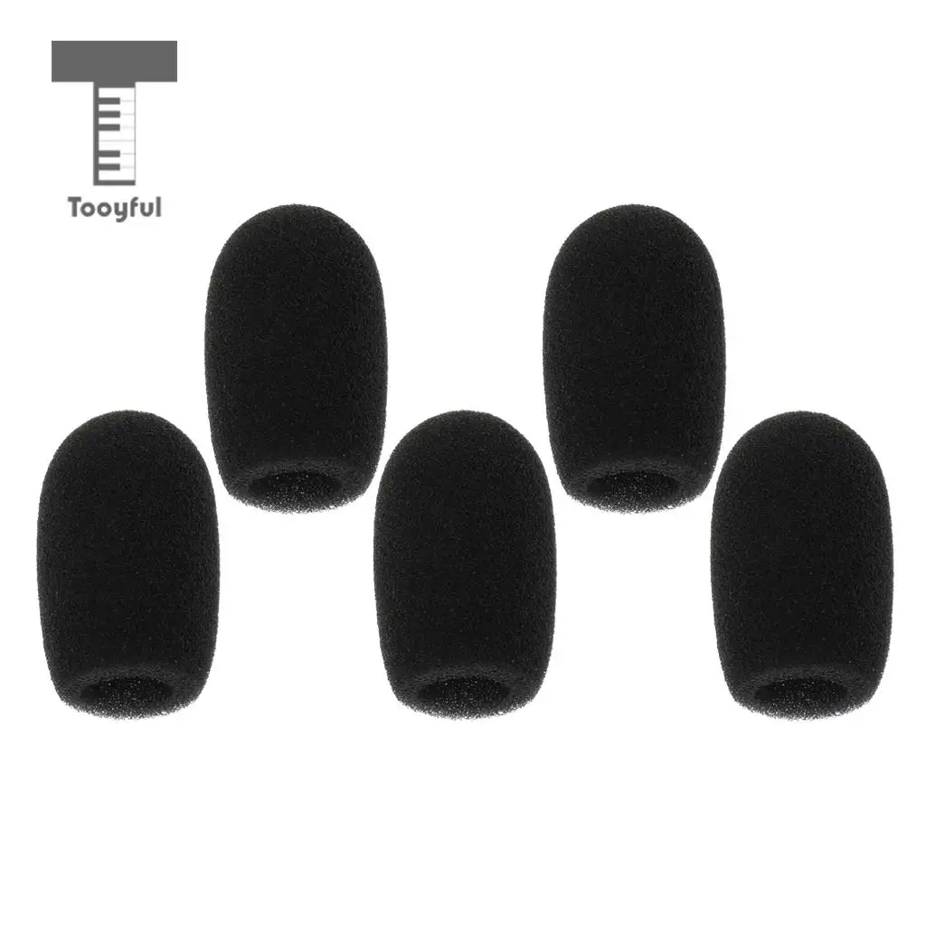 5pcs Microphone Windscreen Foam Mic Cover for KTV Dance Ball Conference Room