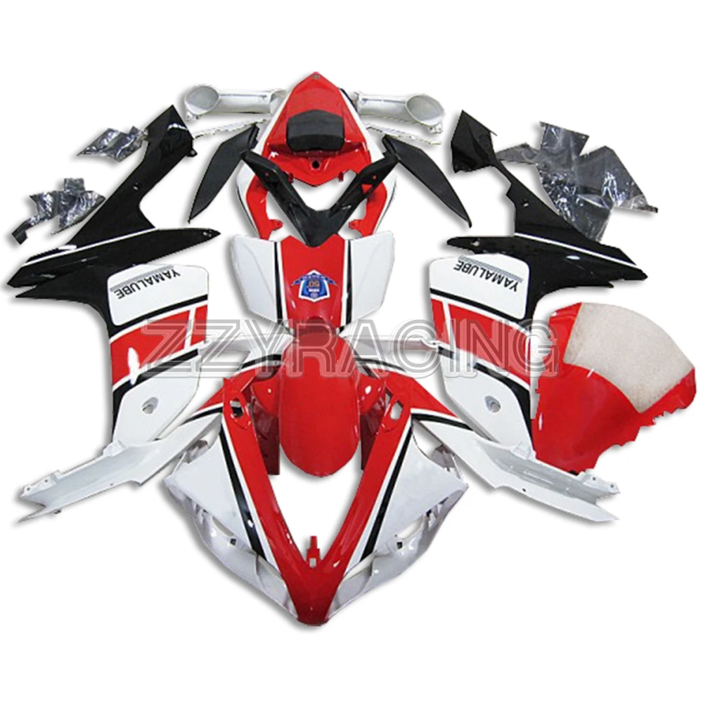 

Injection Fairings for Yamaha YZF R1 2007 2008 Panels ABS Plastic YZF1000 07 08 Complete New Body Kit White Red Frames Panels