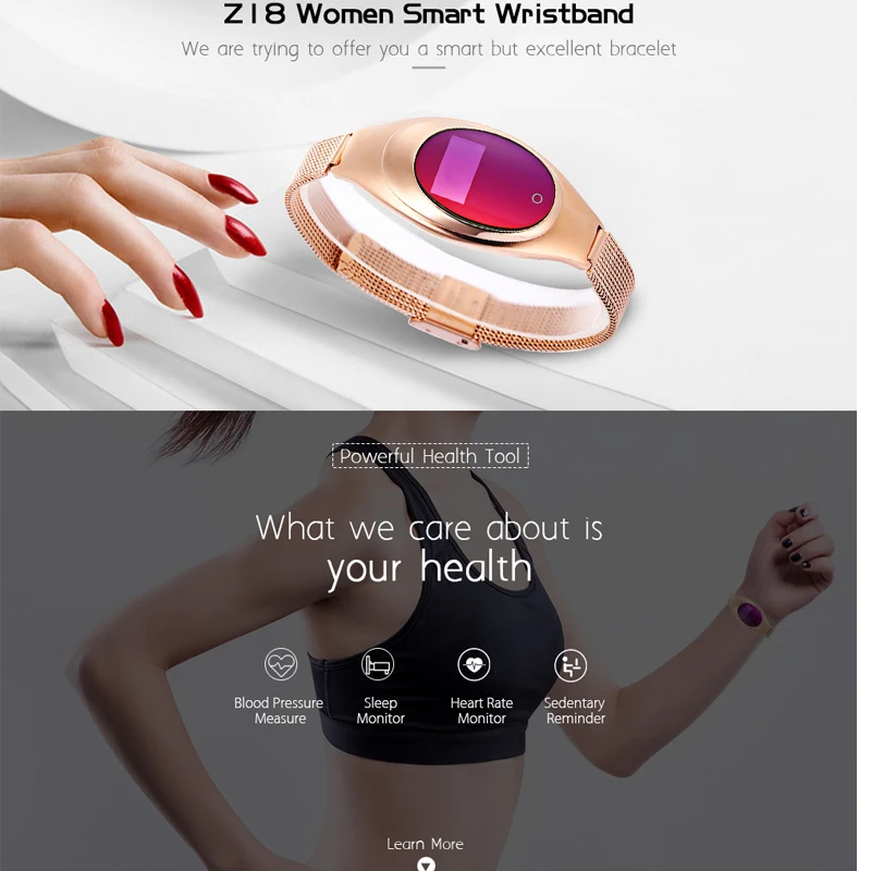 Smart Wristband Bluetooth Bracelet Blood Pressure Oxygen Heart Rate Monitor Waterproof Pedometer For iOS Android Women Men Watch