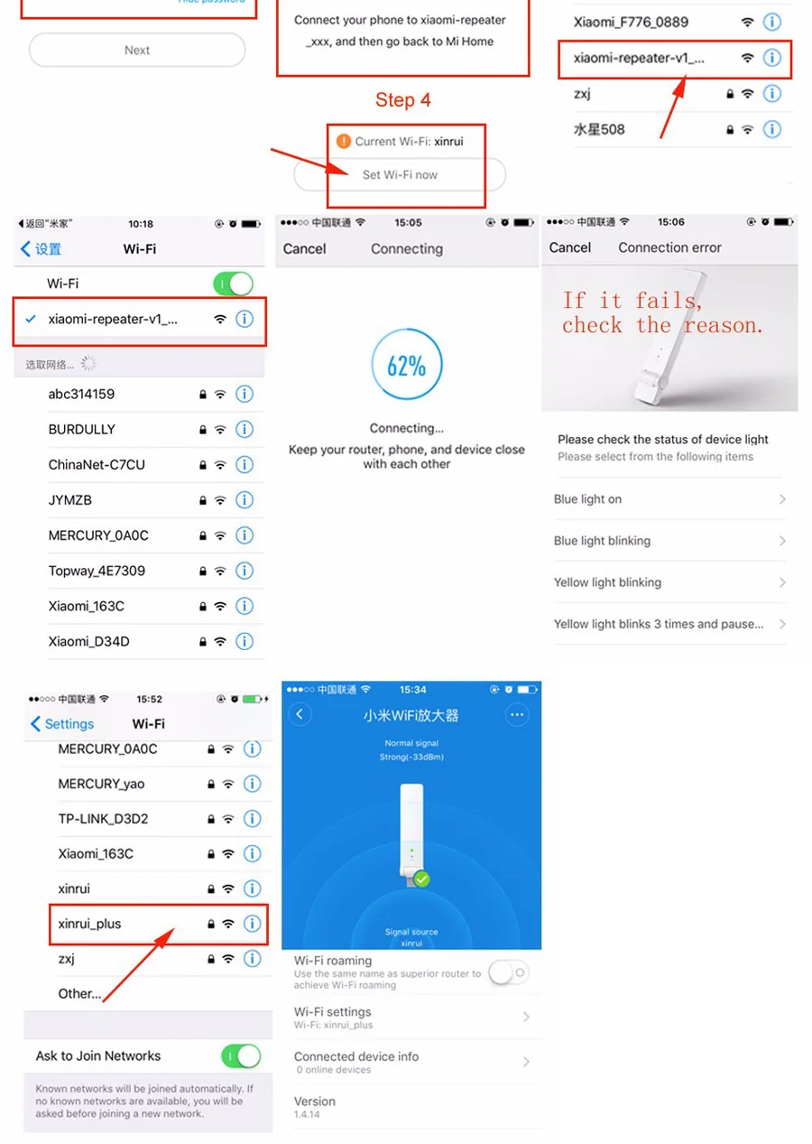 Xiaomi wifi повторитель 2 усилитель расширитель 2 Универсальный Repitidor Wi-Fi удлинитель 300 Мбит/с 802.11n Беспроводной