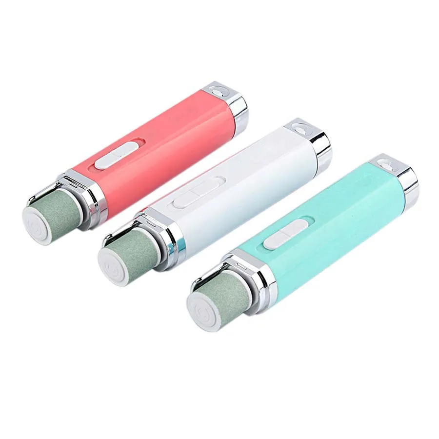 Bidirection Rotation Electric Nail Polisher Buffer Toe Bidirection Rotation Electric Nail Polisher Buffer Toe Care Device Pink White Blue Three Art Tips In Files Buffers From Beauty