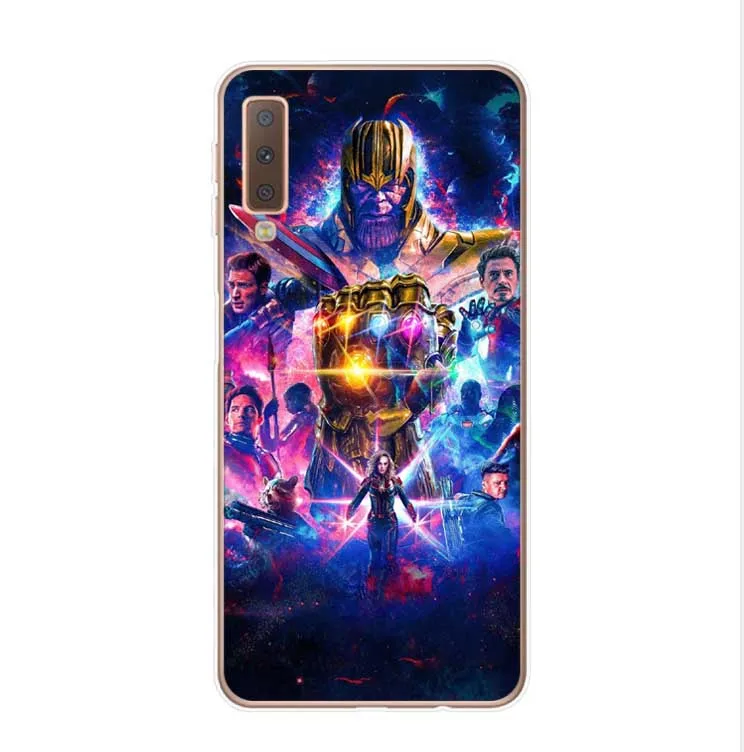 Супергерои Marvel Мстители: Endgame силиконовые чехлы для телефонов для samsung Galaxy A7 A750 A10 A30 A50 M10 M20 A6 A8