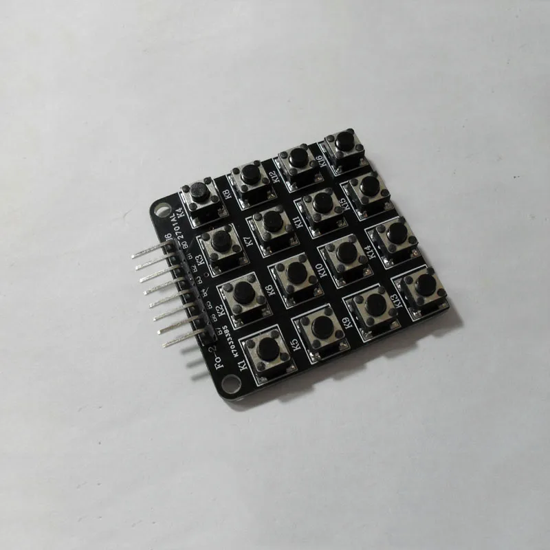 

Matrix Keyboard Module 4X4 Keyboard Module Can Be Used as Independent Keyboard Module Using MCU Button Module.