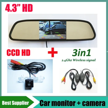 

Monitor+ 2.4G wireless Car rear view backup camera For Nissan Geniss Qashqai X-Trail Pathfinder Dualis Citroen C4 C5 C-Triomphe