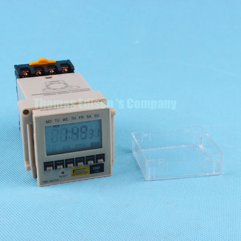 

AHC8 Front panel Din rail timer relay time switches12A AC250V