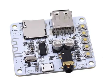 

Bluetooth audio receiver plate with USB TF card decoding output level before play