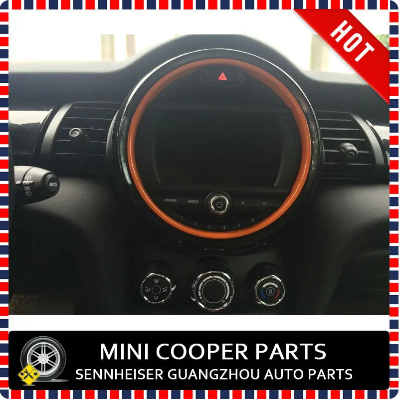 Фирменная Новинка ABS Пластик с защитой от ультрафиолетового излучения, внутренние кольца стиль Mini Ray оранжевый Цвет для Mini Cooper F56(11 шт./компл