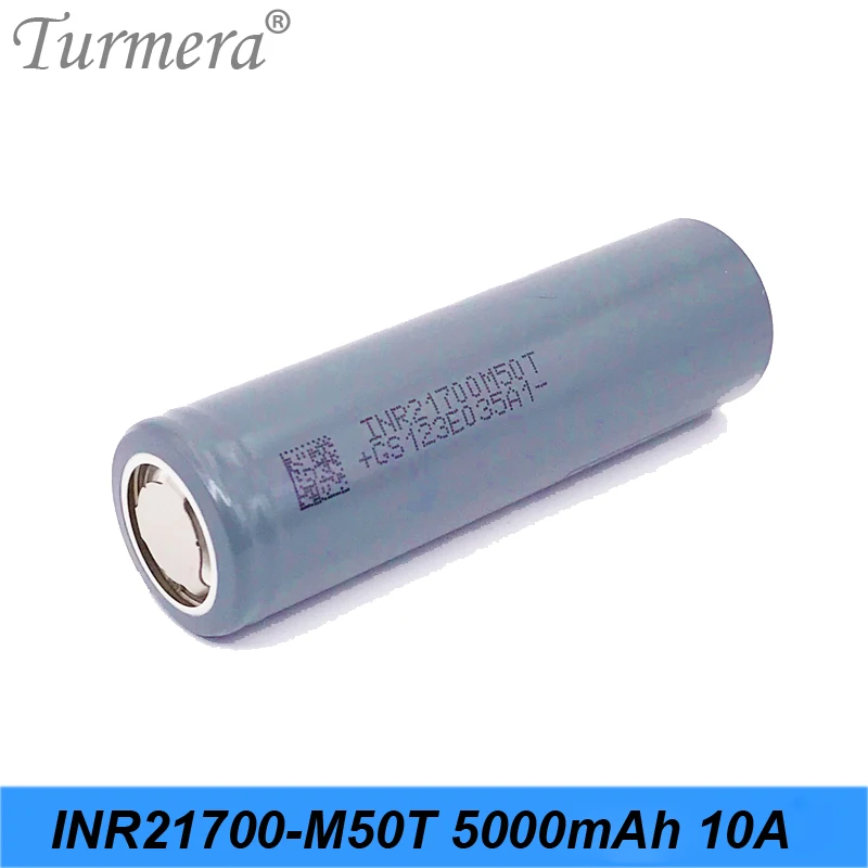 21700 батарея M50T 5000mah 10A батарея для электронной сигареты Vape фонарик батарея Turmera INR21700-M50T