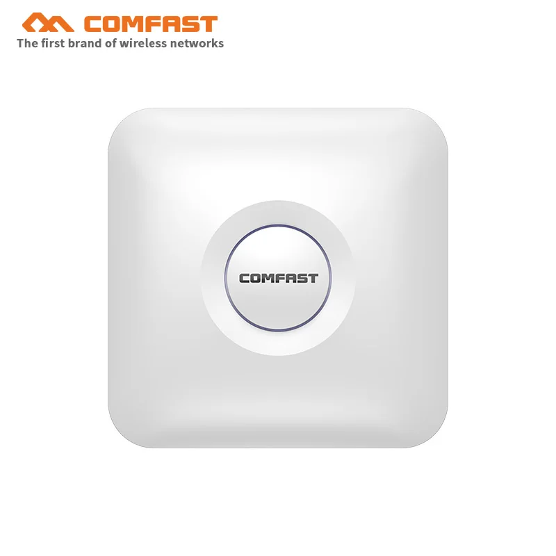 

2pcs COMFAST 1300Mbps gigabit wireless ceiling AP 2.4Ghz/5.8Ghz high power wifi router booster signal amplifier 48V POE adapter