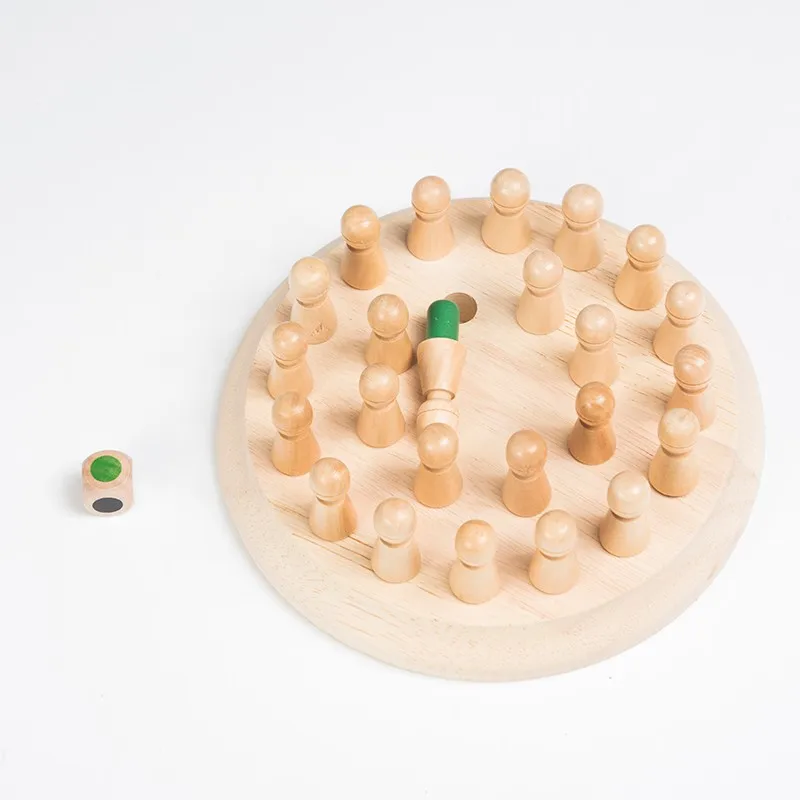 Монтессори детские игрушки детские деревянные памяти развивающие соревноваться шахматы обучения образовательные дошкольного обучения Brinquedos Juguets