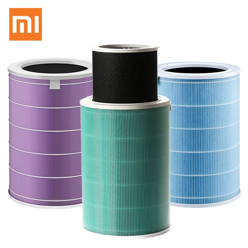 Goede Originele Xiaomi Luchtreiniger Filter Mijia Luchtreiniger Accessoires Onderdelen Sterilisatie Bacteri euml;n Zuivering PM2.5 Formaldehyde