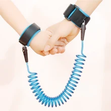 Дети анти потерянный браслет 360 градусов вращающийся Детские ремень безопасности веревка Прогулки поводок ручной ремень Группа малышей