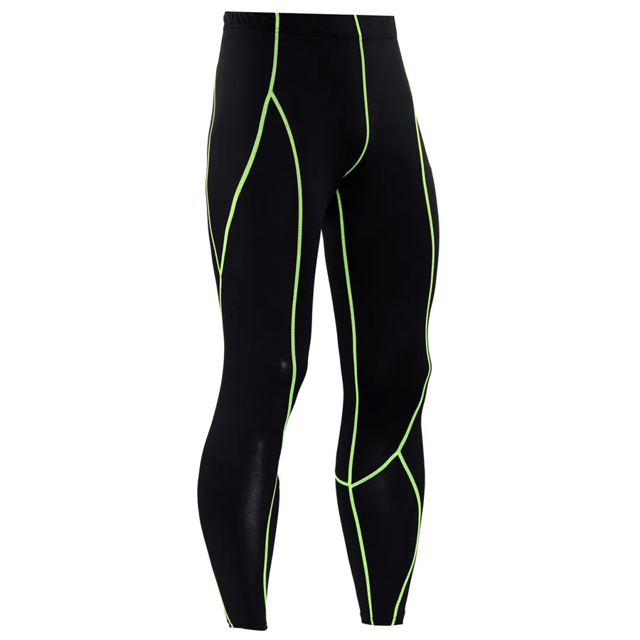 Green long pants men sport wear (1)