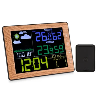 

TS - 8210 Barometer Indoor Outdoor Temperature Humidity Digital Alarm Clock Weather Station Wall Indoor Outdoor Temperature