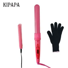 KIPAPA модные выпрямляющие щипцы для завивки волос 1,25 дюймов, керамические щипцы для завивки волос, Сменные щипцы для завивки волос, волнистая машина